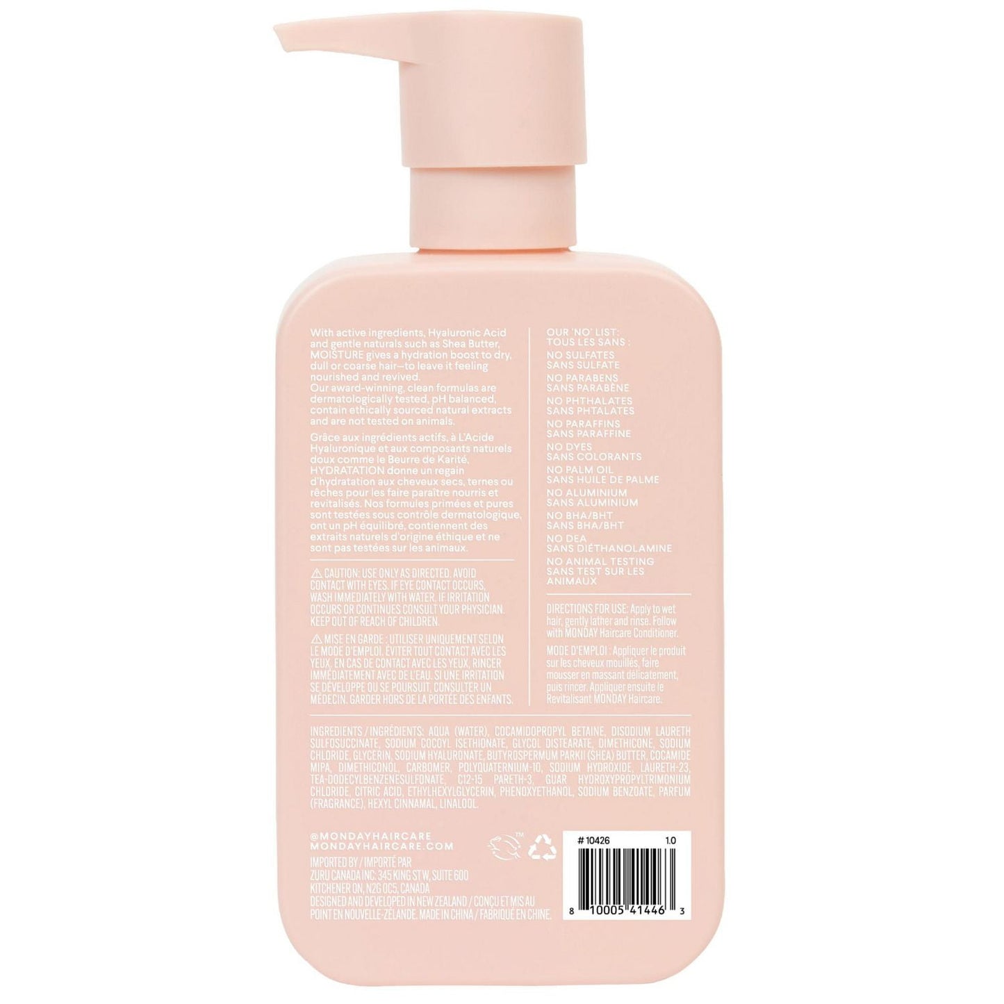 MONDAY Haircare MOISTURE Shampoo